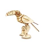つくるんです® 日本語説明書付 3D ウッドパズル 動物シリーズ (オオハシ)