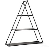 HAIZHEN 棚ロフト鍛造鉄製ラック三角クリエイティブデコレーションストレージラック居間の壁 ( サイズ さいず : 70*18*80cm )