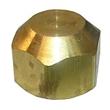 LASCO 17-4021 5/16-Inch Brass Flare Cap [並行輸入品]