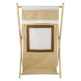 Metro Khaki/White/Chocolate Hamper by Bacati [並行輸入品]