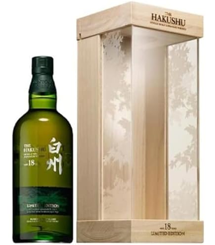 Amazon.co.jp: シングルモルト白州 18年 43％ 箱付 700ml ウイスキー