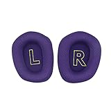 FOR Logitech G733 用のヘッドホン 交換用 イヤーパッド ヘッドフォン パッド イヤークッション PCduoduo (パープル)