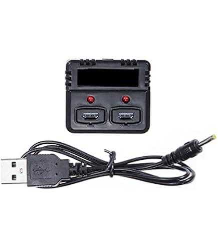 Amazon.co.jp: XK K110S用バッテリーx2個＆充電器セット（USB電源