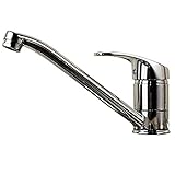 【MEOW MARKET】水栓金具 混合栓 温水冷水対応 水洗金具 シングルレバー 60cmホース付 蛇口 1リノベーション 低コスト シンク や 洗面台 台所キッチン ステンレス シャワーヘッド 取