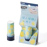 プラス 個人情報保護スタンプ ローラーケシポン スリムフィット パイナップル IS-600CM 【まとめ買い5個セット】