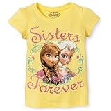 米国公式ライセンス アナと雪の女王 Tシャツ【並行輸入品】 (2T(90cm), 黄)