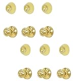 nu-set 6 x ( t100 + 700 )経済6セットの契約者同じKeyedエントリドアノブwith Single円柱デッドボルト、光沢真鍮
