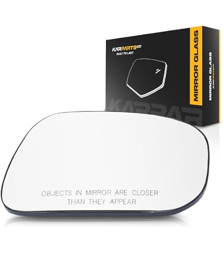 CarMirrorBazar B942L Replacement Mirror Glass For 2002-2006 Toyota Camry (US Built) – Driver Side LH – With Adhesive Pad
