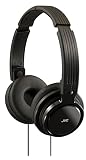 JVC HA-S200-B 密閉型ヘッドホン 折りたたみ式 DJユースモデル ブラック