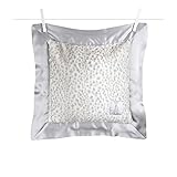 Little Giraffe Luxe Snow Leopard枕、14 " x14インチ、シルバー