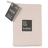 Kushies Organic Jersey Crib Fitted Sheet, Mocha by Kushies [並行輸入品]