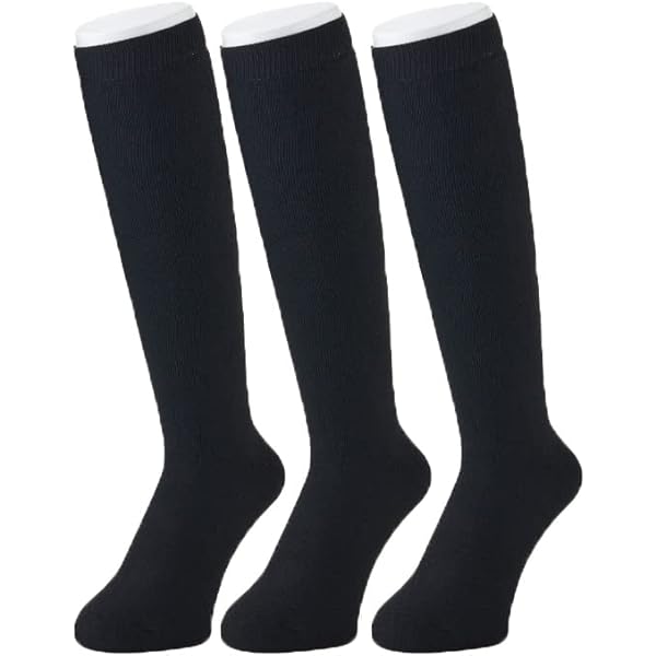 レディース ハイソックス 無地 あったかソックス 裏起毛 総パイル編み 保温 黒 Amazon.co.jp: [ホカロン] 靴下 ハイソックス レディース あったか 冬