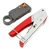 YCOSON ツール同軸RG59 RG6 Fコネクタ嵌合クリンパーケーブルキット