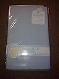 100% COTTON FLANNELETTE SHEETS (2) BLUE FIT CRIB / CRADLE by Snuggle Baby