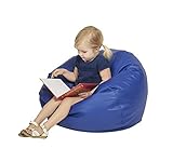 ECR4Kids Classic Bean Bag Chair, Junior 26", Blue [並行輸入品]