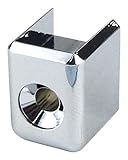 ロイヤル チャンネルサポート断面保護キャップ(直付け施工用) CAS-1 クローム (10個)