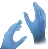 QRP X8BQF09XL Qualatrile Nitrile Glove, Powder Free,8milThickness,9Length,X-Large, Blue(Packof50) by