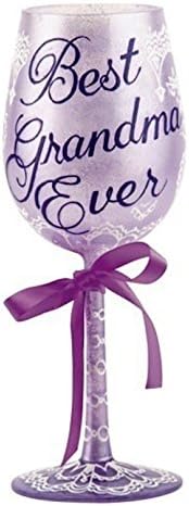 Santa Barbara Design Studio Best Grandma Ever Lolita Wine Glass, Multicolor
