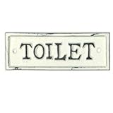 お客様のわかりやすい目印になるお洒落なサインプレート。サインプレート TOILET　　63038