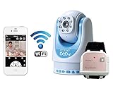 Wi-Fi Smart Baby Monitor IPC100 - with Digital Monitoring of Breathing and Heart Rate by Dorme' Baby