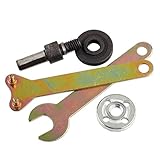 メタルグラインダー 100 フランジロックナット スパナレンチ ミルウォーキー マキタ ブラック 10mm