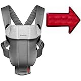 Baby Bjorn 023051US Baby Carrier Original Dark Gray Gray with LED Light - Black Orange Lines by Baby