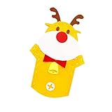 KOZEEY 子供　ヘラジカ　人形　鹿　不織布　DIYのおもちゃ　クリスマスプレゼント　知育玩具　手工訓練　鹿