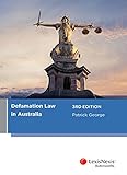 Cover of Defamation Law in Australia, 3rd edition