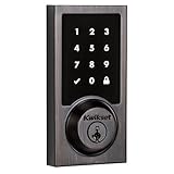 Kwikset SmartCode 915 Touchscreen Contemporary Electronic Deadbolt Featuring Smartkey In Venetian Br