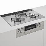 【工事費込み】 ビルトインコンロ リンナイ(Rinnai) The Basic Built-in ザ ベーシック 都市ガス 75cm幅タイプ（天板：ライトシルバー） ES71W41T4RVW