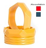 Baby & Me Bangles 3-in-1 Teething Jewelry Set (5-Pack) Trendy Women’s Bracelets Teething Rings for I