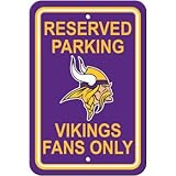 Fremont Die 90235 Minnesota Vikingsプラスチック駐車場サイン – 予約駐車場