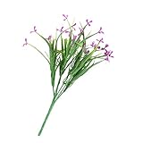WINOMO 造花 結婚式 お祝い 飾り ギフト プラスチック製（紫赤）