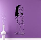American Dad Hayley壁デカール漫画ビニールステッカーホームアートインテリアリムーバブル装飾子供キッズ部屋家庭用品5 ( AMD )