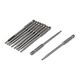 uxcell T型ドライバービット　磁気　T10六角シャンク　5ポイント･スター　10個入り