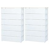 【2個セット】ウッドトップチェスト 引き出し6段 完成品 幅73cm×奥行41.5cm HG-726B アイリスオーヤマ