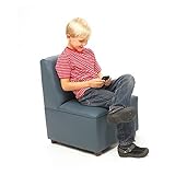 Brand New World Modern Casual Enviro-Child Upholstery Chair - Blue [並行輸入品]