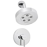 Speakman sm-1010-p Neo圧力バランスバルブシャワーでトリムと組み合わせで光沢クロム 9.50"L x 12.75"W x 8.00"H SM-1010-P 1