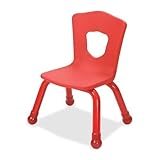Balt Kids Chair with Steel Frame, 15-1/2-Inch, Red [並行輸入品]
