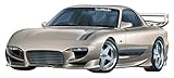 青島文化教材社 1/24 SパッケージVer.R No.88 ヴェイルサイド マツダ FD3S RX-7 プラモデル