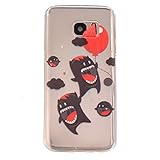 Zeebox Galaxy S7 Edge ケース 高品質 TPU カバー 衝撃吸収 Samsung Galaxy S7 Edge 用 超薄型 保護カバー 生涯補償付き (ブラック #1)