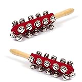 ST TS スレイベル スレーベル ハンドベル ジングルベル 打楽器 楽器 28cm 鈴 21個 2本セット