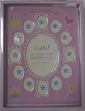 My 1st Year Baby Photo Frame in Pink for Girls by Cudlie