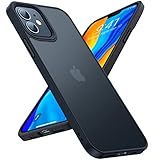 TORRAS iPhone 12 ケース iPhone 12 Pro ケース 半透明 米軍MIL規格取得 耐衝撃 マット感 ストラップホール