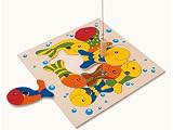 Mertens（メルテン社） 魚つりパズル 白木【MR70611】