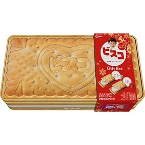 江崎グリコ ビスコ GIFTBOX クリスマスギフト ギフトボックス 40枚