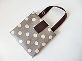 携帯用　Ｂｏｘティッシュケース　綿麻セサミドット　hug*hug　ポケットティッシュ　詰め替え