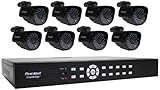 First Alert SmartBridge DCA16810-520 16-Channel Security System with 1TB Hard Drive and 8 Hi-Res Vid