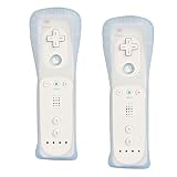 WISHAVE Lot2 Wireless Remote Controller with Protective Silicone Case + Wrist Strap for Nintendo Wii