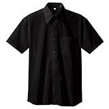 アイトス　AITOZ　半袖シャツ（春夏用）（男女兼用）　AZ-8021-010ブラック　6Lサイズ